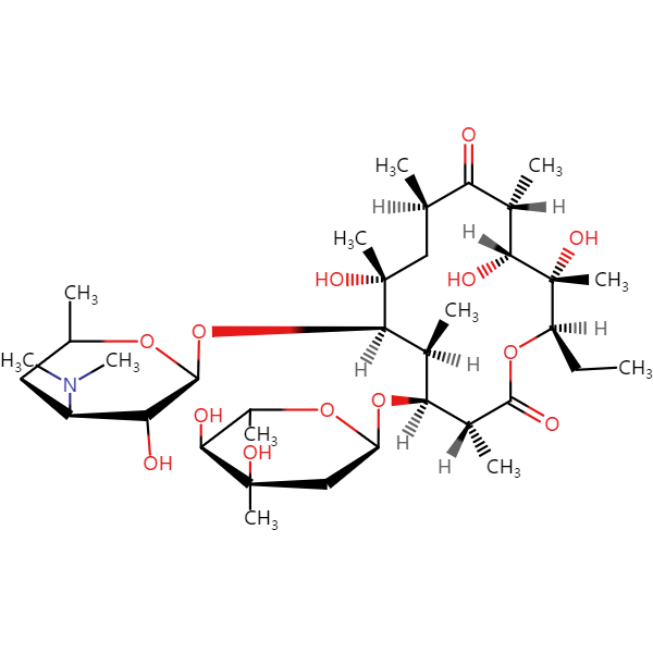 红霉素C结构式图片|结构式图片