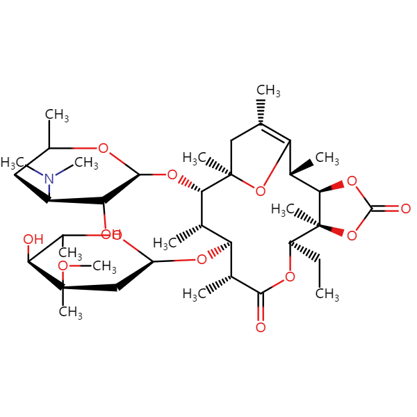 环酯红霉素烯醇醚杂质结构式图片|结构式图片